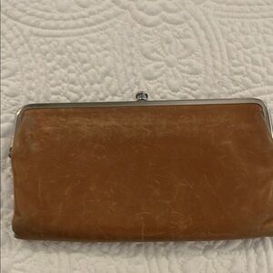 HOBO Brown Leather Wallet